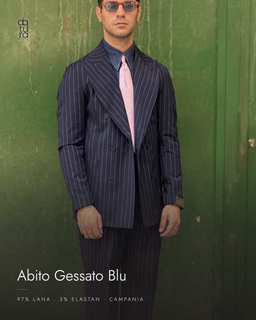 Concept: Abito Gessato Blu